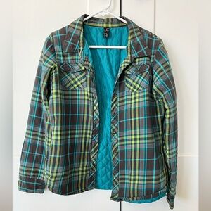 Empyre Plaid Jacket - Blue and Green